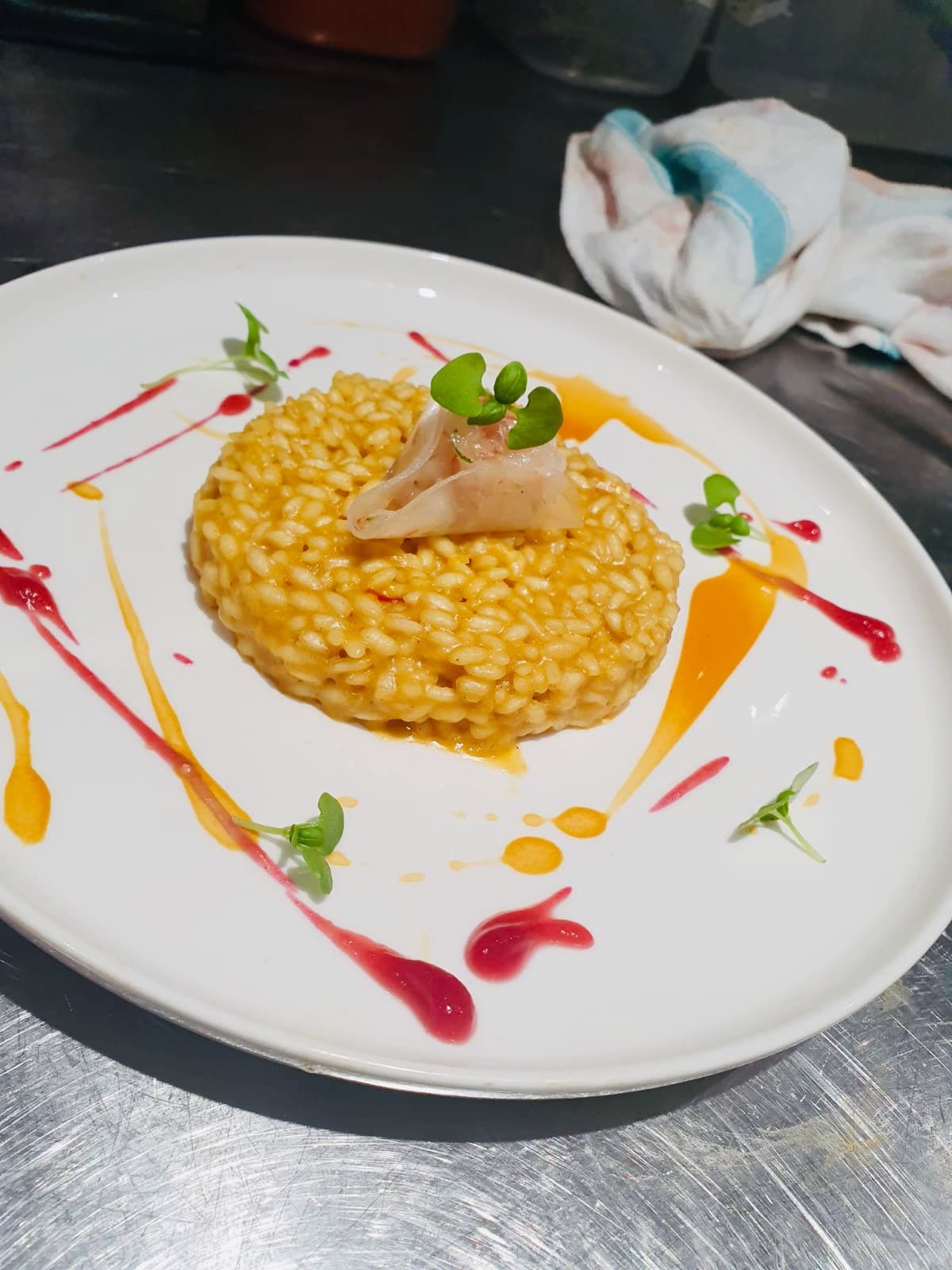 Dish by Chef Francesco Caltabiano