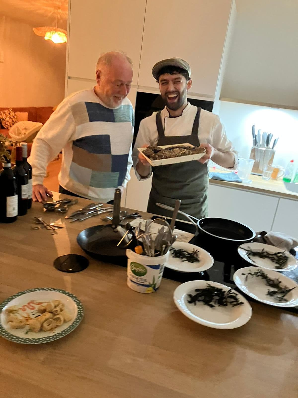 An amazing private dinner with Chef Aaron Auping