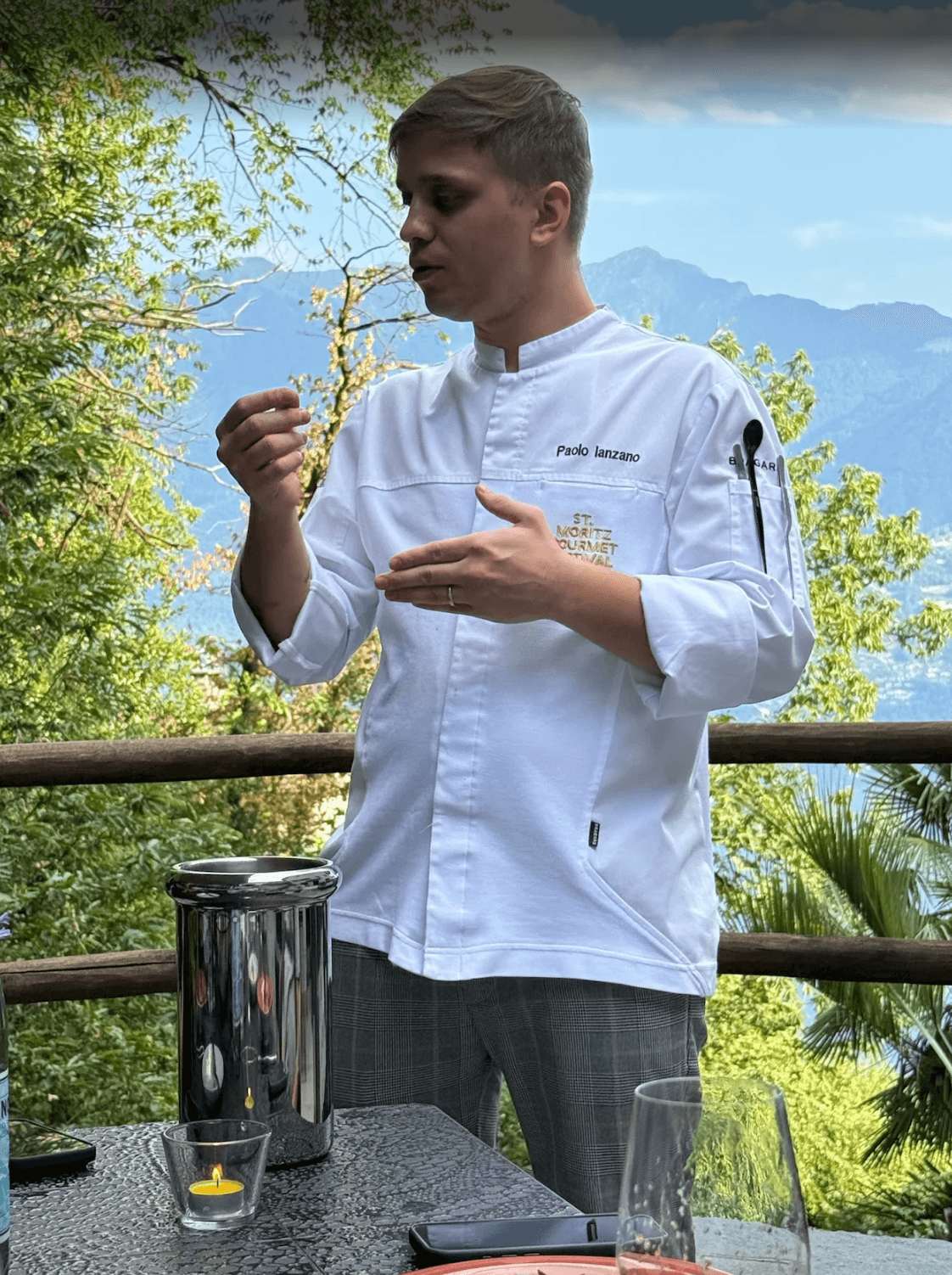 An amazing private dinner with Chef Paolo Ianzano